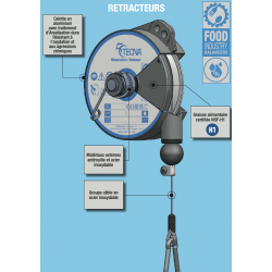 Equilibreur de charge Tecna 9300 - Capacité de 0,2 à 0,5 kg