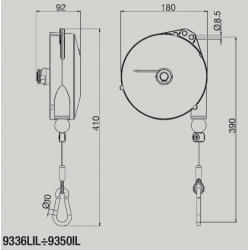 Equilibreur de charge Tecna 9300 - Capacité de 0,2 à 0,5 kg