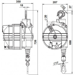 Tool rope balancer 9425
