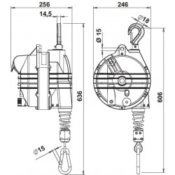Tool rope balancer 9371G