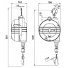 Tool rope balancer ATEX 9357AX